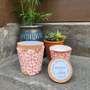 Bougie céramique Rose