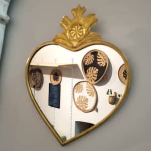 miroir coeur ex-voto