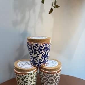 Bougies pot céramique artisanale